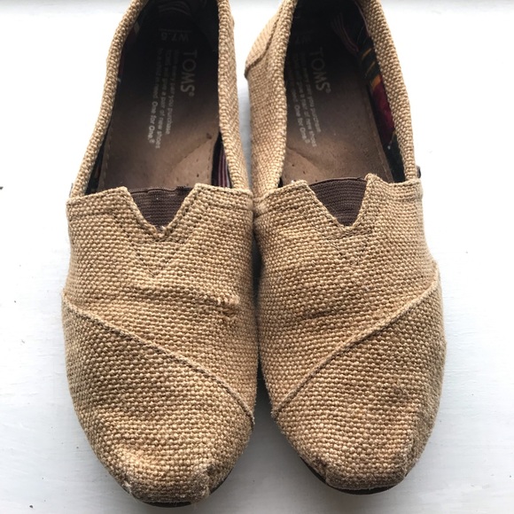 Toms Shoes - Natural Burlap Toms